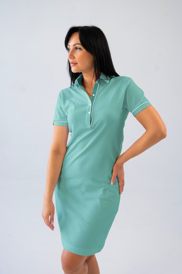 Kopo Polo Dress: Mint
